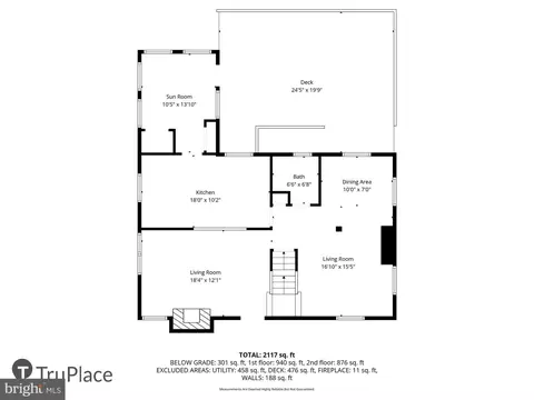 Floorplan - 1207 Hampton Rd, Annapolis, MD 21409 photo 1 of 3