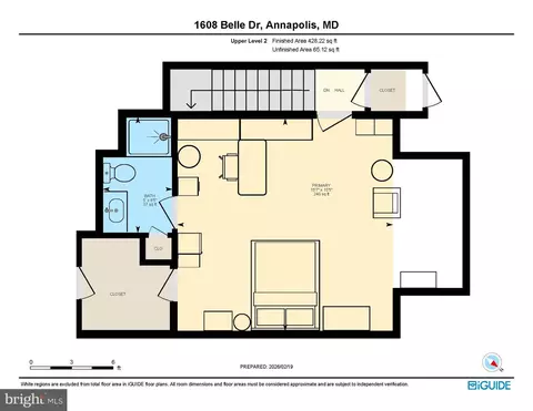 Floorplan - 1608 Belle Dr, Annapolis, MD 21401 photo 4 of 4