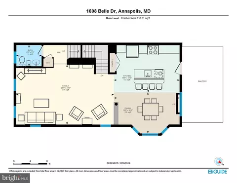 Floorplan - 1608 Belle Dr, Annapolis, MD 21401 photo 2 of 4