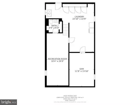 Floorplan - 168 Meadow Rd, Pasadena, MD 21122 photo 2 of 4