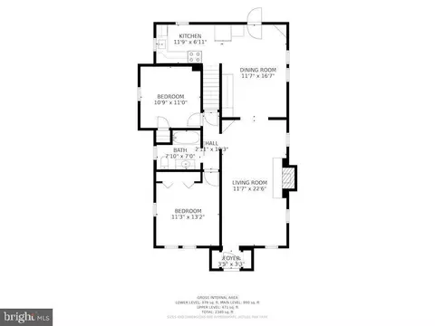 Floorplan - 168 Meadow Rd, Pasadena, MD 21122 photo 4 of 4
