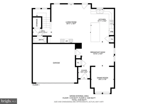Floorplan - 1209 Johnson Dr, Shady Side, MD 20764 photo 2 of 3