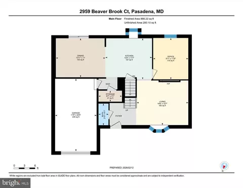 Floorplan - 2959 Beaver Brook Ct, Pasadena, MD 21122 photo 1 of 6