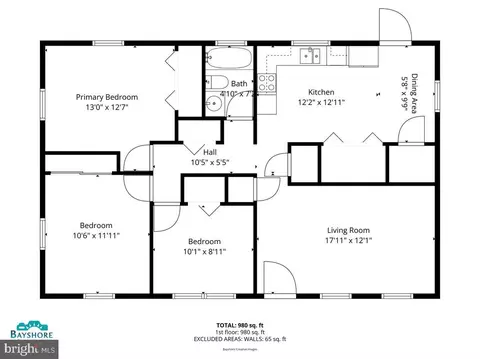 Floorplan - 3714 3rd Ave, Edgewater, MD 21037 photo 1 of 1