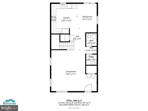 Floorplan - 941 8th St, Pasadena, MD 21122 photo 1 of 3