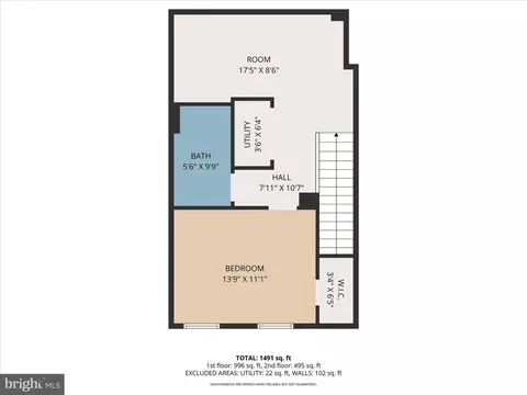 Floorplan - 124 Jacobia Dr #B-8, Pasadena, MD 21122 photo 1 of 3