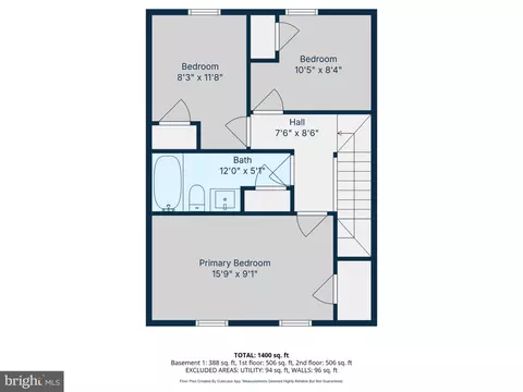 Floorplan - 776 Willowby Run, Pasadena, MD 21122 photo 2 of 3