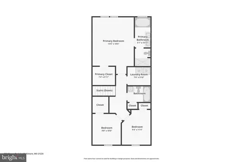 Floorplan - 751 Cherry Bark Ln, Baltimore, MD 21225 photo 2 of 3