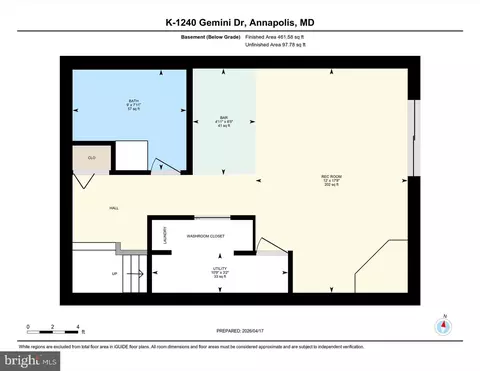 Floorplan - 1240 K Gemini Dr, Annapolis, MD 21403 photo 6 of 6