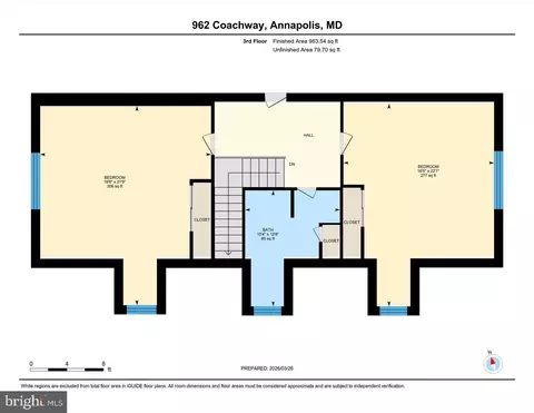 Floorplan - 962 Coachway, Annapolis, MD 21401 photo 7 of 8