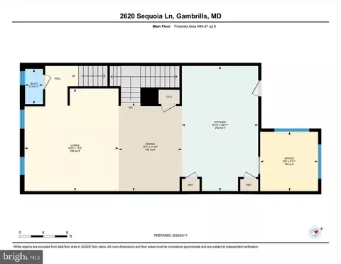 Floorplan - 2620 Sequoia Ln, Gambrills, MD 21054 photo 2 of 3