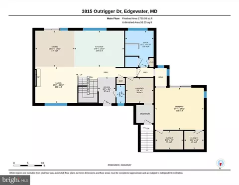 Floorplan - 3815 Outrigger Dr, Edgewater, MD 21037 photo 3 of 6