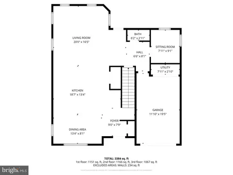 Floorplan - 1422 Howard Rd, Annapolis, MD 21403 photo 1 of 4