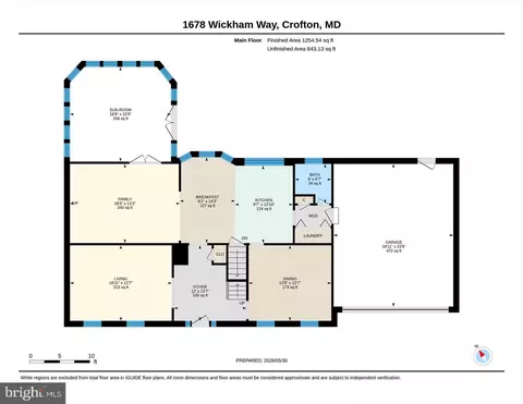 Floorplan - 1678 Wickham Way, Crofton, MD 21114 photo 1 of 3