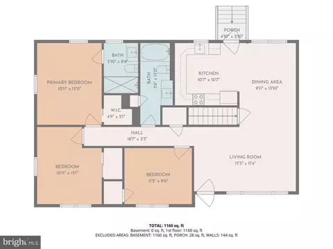 Floorplan - 7258 Forest Ave, Hanover, MD 21076 photo 2 of 3