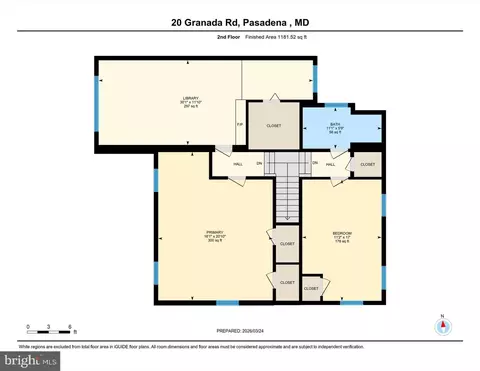 Floorplan - 20 Granada Rd, Pasadena, MD 21122 photo 3 of 4