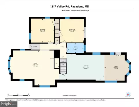 Floorplan - 1217 Valley Rd, Pasadena, MD 21122 photo 3 of 5