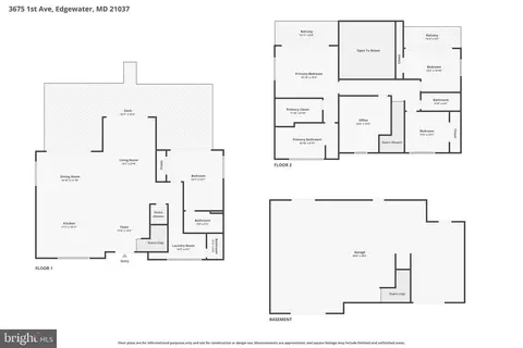 Floorplan - 3675 1st Ave, Edgewater, MD 21037 photo 3 of 3