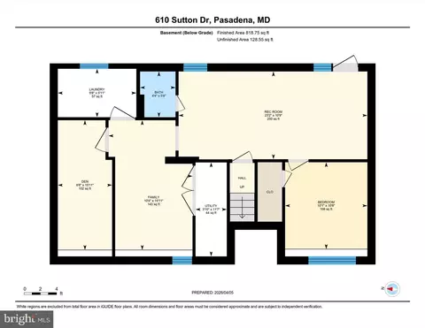 Floorplan - 610 Sutton Dr, Pasadena, MD 21122 photo 2 of 2