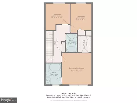 Floorplan - 1212 Needham Ct, Crofton, MD 21114 photo 2 of 3
