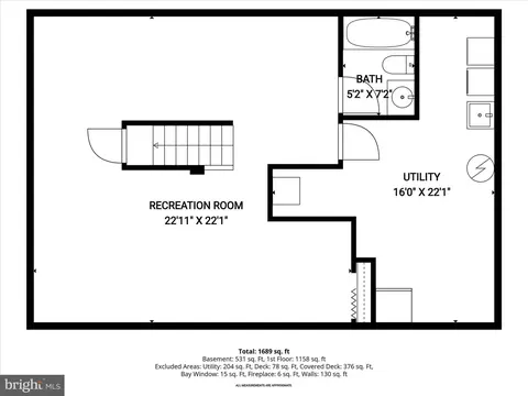 Floorplan - 7905 E Riverside Dr, Pasadena, MD 21122 photo 1 of 3