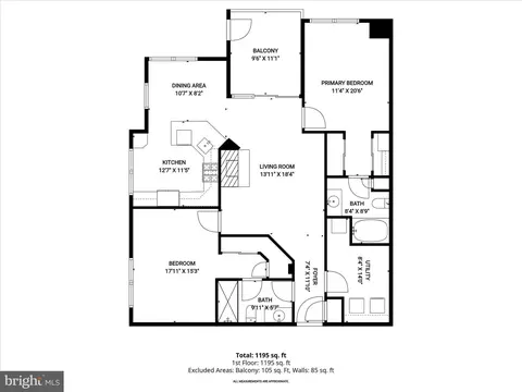 Floorplan - 3555 Floating Leaf Ln #C201, Laurel, MD 20724 photo 1 of 1