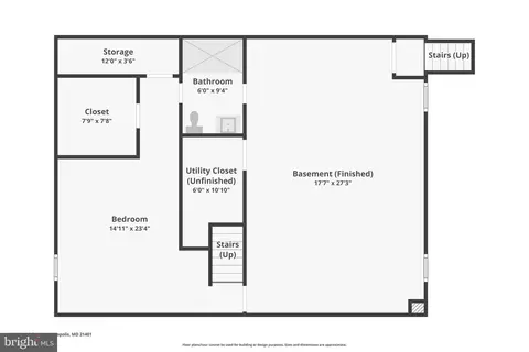 Floorplan - 342 Broadview Ln, Annapolis, MD 21401 photo 1 of 7