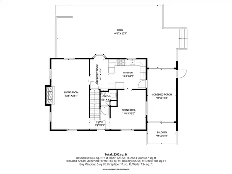 Floorplan - 326 Edgewater Rd, Pasadena, MD 21122 photo 2 of 4