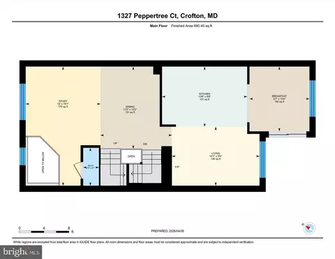 Floorplan - 1327 Peppertree Ct, Crofton, MD 21114 photo 4 of 6