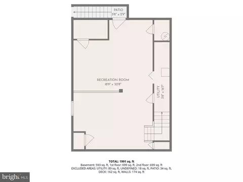 Floorplan - 7717 Colonial Beach Rd, Pasadena, MD 21122 photo 1 of 4