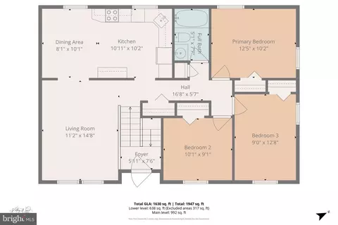 Floorplan - 982 Fall Circle Way, Gambrills, MD 21054 photo 1 of 3