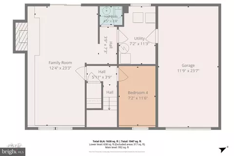 Floorplan - 982 Fall Circle Way, Gambrills, MD 21054 photo 2 of 3
