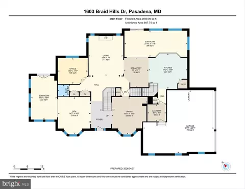 Floorplan - 1603 Braid Hills Dr, Pasadena, MD 21122 photo 4 of 6