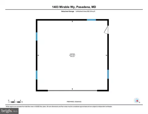 Floorplan - 1403 Mirable Way, Pasadena, MD 21122 photo 4 of 5