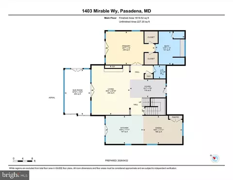 Floorplan - 1403 Mirable Way, Pasadena, MD 21122 photo 1 of 5