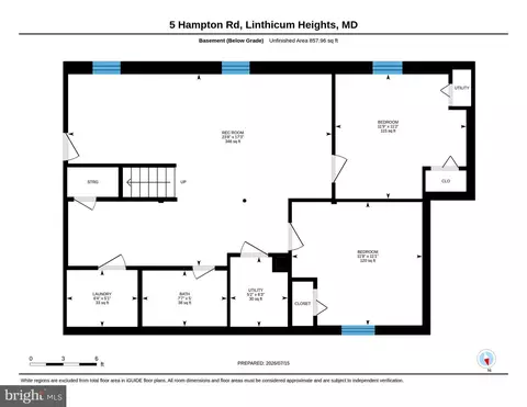 Floorplan - 5 Hampton Rd, Linthicum Heights, MD 21090 photo 3 of 3