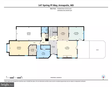 Floorplan - 147 Spring Place Way, Annapolis, MD 21401 photo 1 of 3