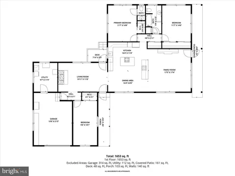 Floorplan - 1915 Cherry Rd, Annapolis, MD 21409 photo 1 of 1