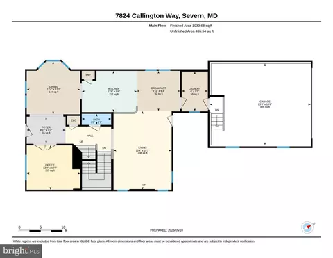 Floorplan - 7824 Callington Way, Hanover, MD 21076 photo 1 of 3