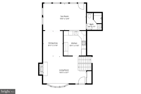 Floorplan - 103 Wainwright Dr, Annapolis, MD 21401 photo 2 of 4