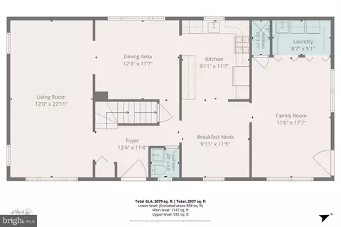 Floorplan - 536 Williamsburg Ln, Odenton, MD 21113 photo 1 of 4