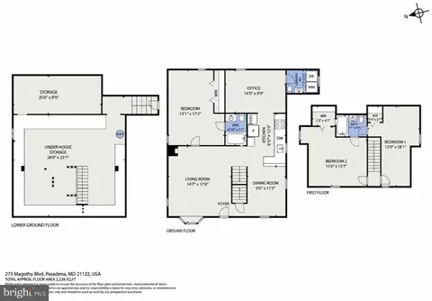 Floorplan - 273 Magothy Blvd, Pasadena, MD 21122 photo 1 of 1
