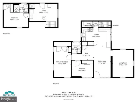 Floorplan - 1609 Bentley Rd, Edgewater, MD 21037 photo 3 of 3