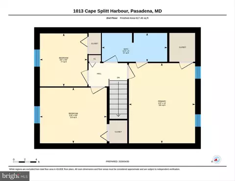 Floorplan - 1013 Cape Splitt Harbour, Pasadena, MD 21122 photo 1 of 3