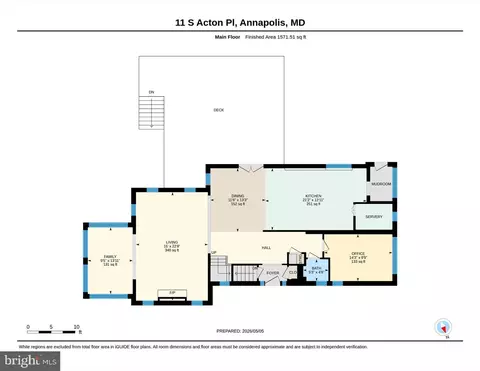 Floorplan - 11 S Acton Pl, Annapolis, MD 21401 photo 4 of 6