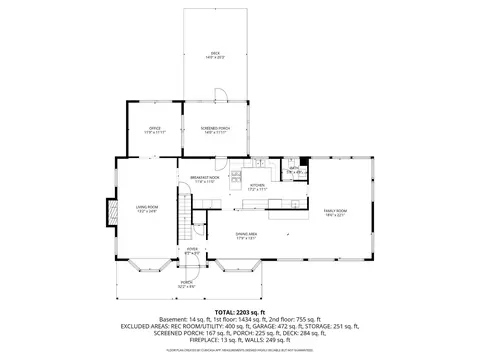 Floorplan - 2611 Ogleton Rd, Annapolis, MD 21403 photo 1 of 3