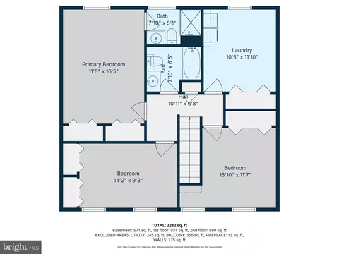 Floorplan - 1108 Crestview Dr, Annapolis, MD 21409 photo 2 of 4