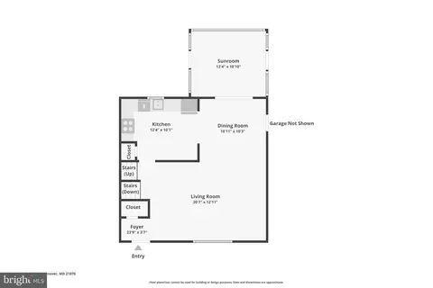 Floorplan - 7792 Kawshek Path, Hanover, MD 21076 photo 2 of 4