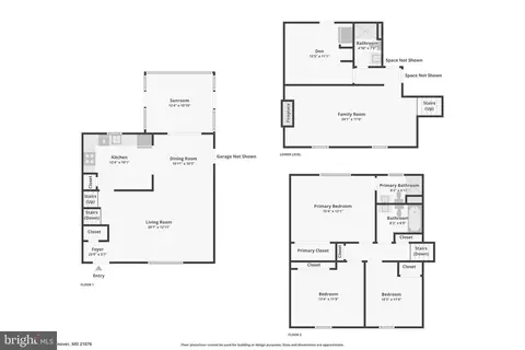 Floorplan - 7792 Kawshek Path, Hanover, MD 21076 photo 1 of 4