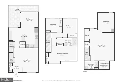 Floorplan - 8119 Gray Stone Ln, Pasadena, MD 21122 photo 2 of 2